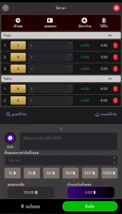 รูปภาพจัดสรรค์เงินเดิมพันของผู้เล่น สามารถเดิมพันเงินเลขไหนก็ได้