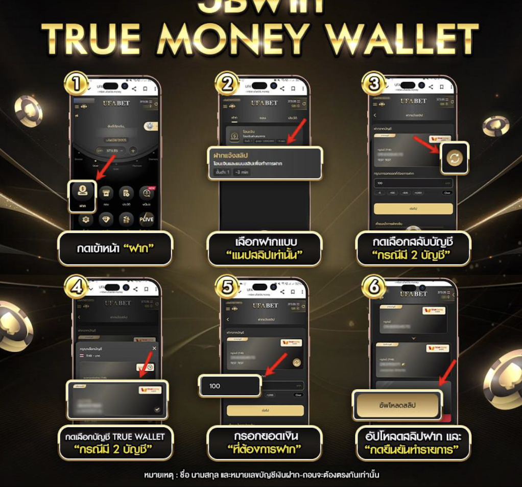 เพิ่มบัญชีเสร็จใช้ทรูมันนี่วอลเล็ตได้ทันที