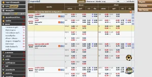 รูปนี้เกี่ยวกับหน้าระบบแทงบอลของ UFABET