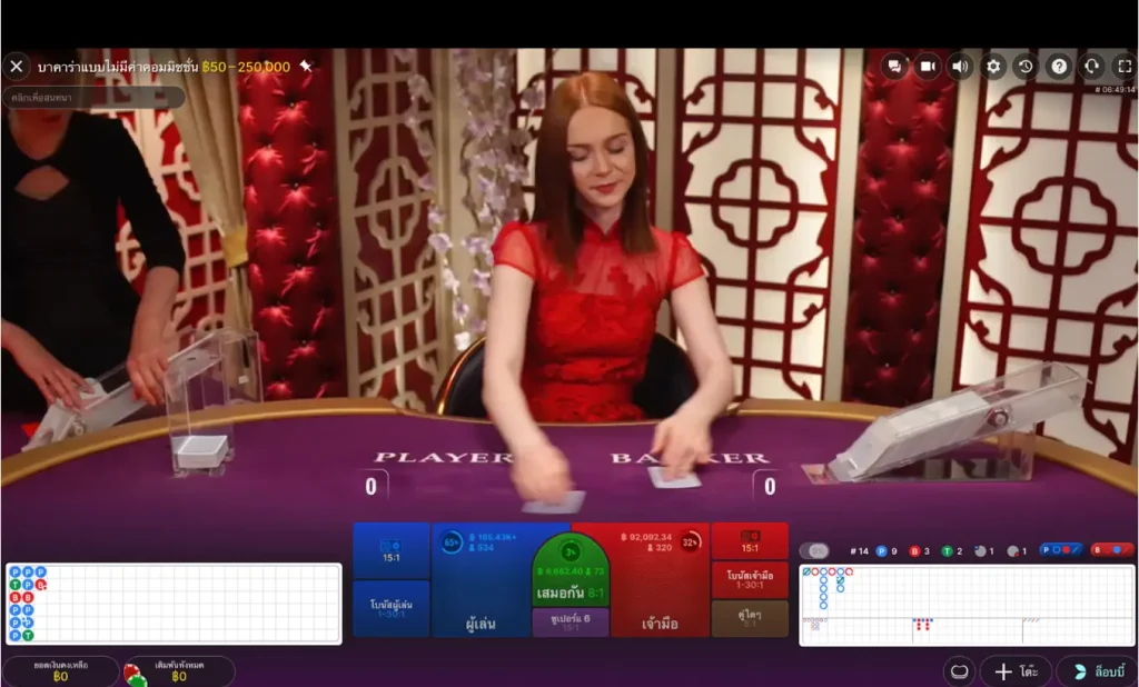 EVO Gaming – ห้อง No Commission Baccarat