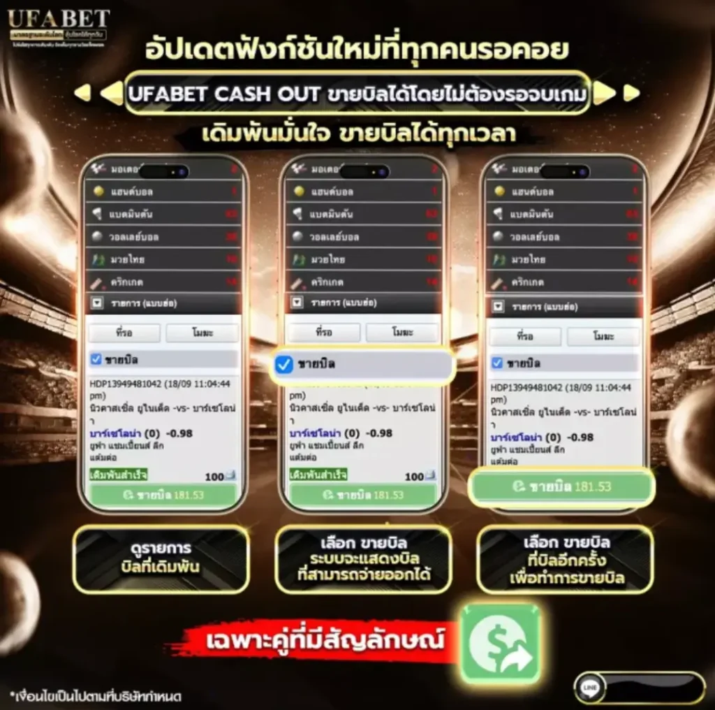 การขายบิลใน UFABET